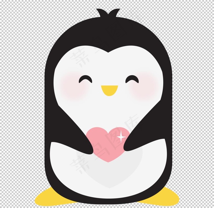 卡通企鹅图片