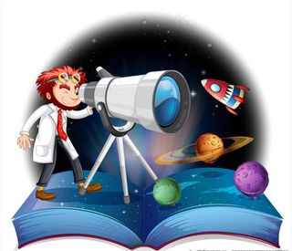 卡通宇宙星空图片