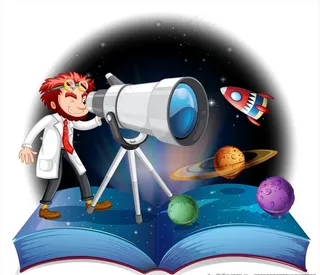 卡通宇宙星空图片