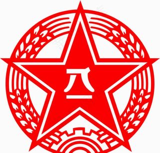 八一军徽矢量格式图片