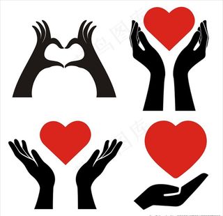 爱心手型图片