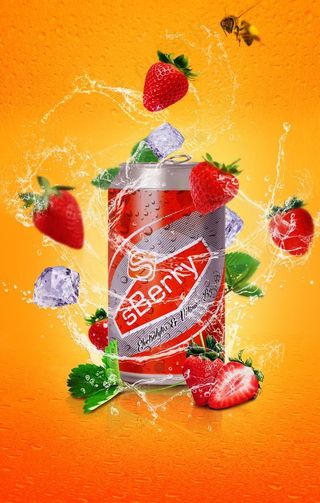 易拉罐包装效果样机图片