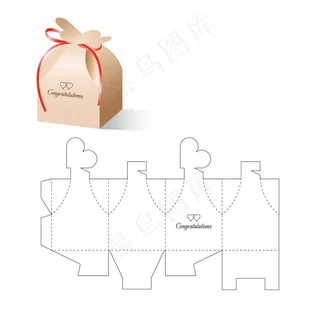 包装展开图图片