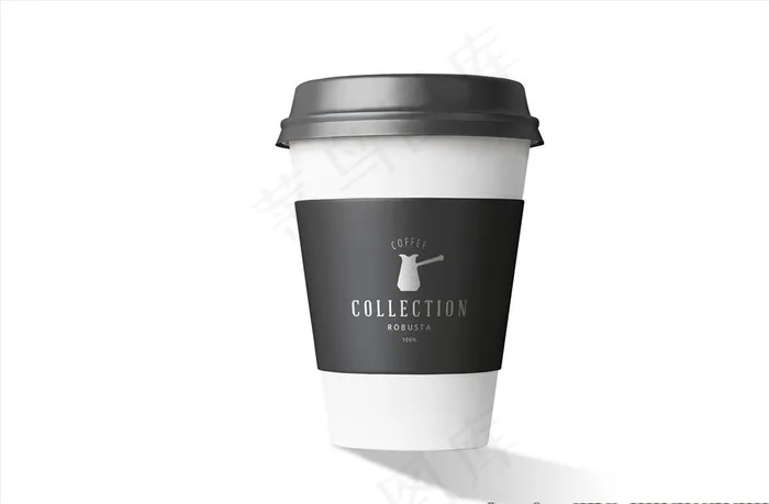 咖啡杯茶缸纸袋PSD样机图片psd模版下载