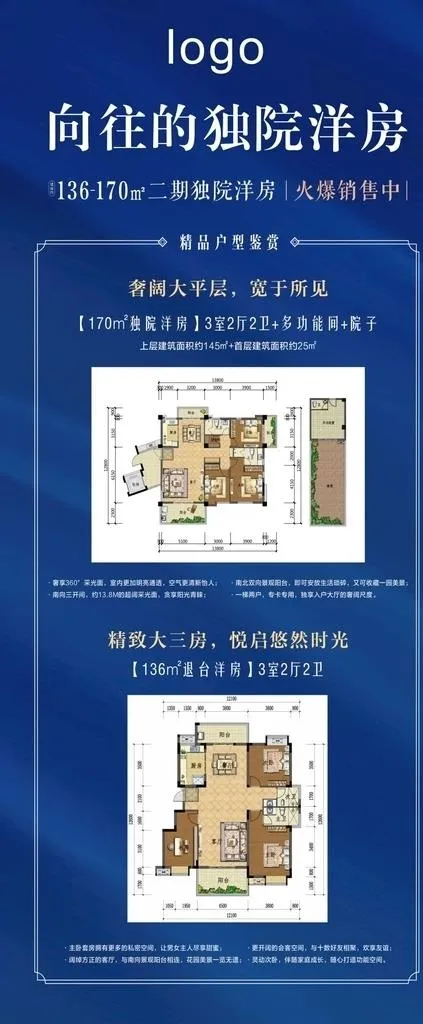 户型图展架图片(210X297)cdr矢量模版下载