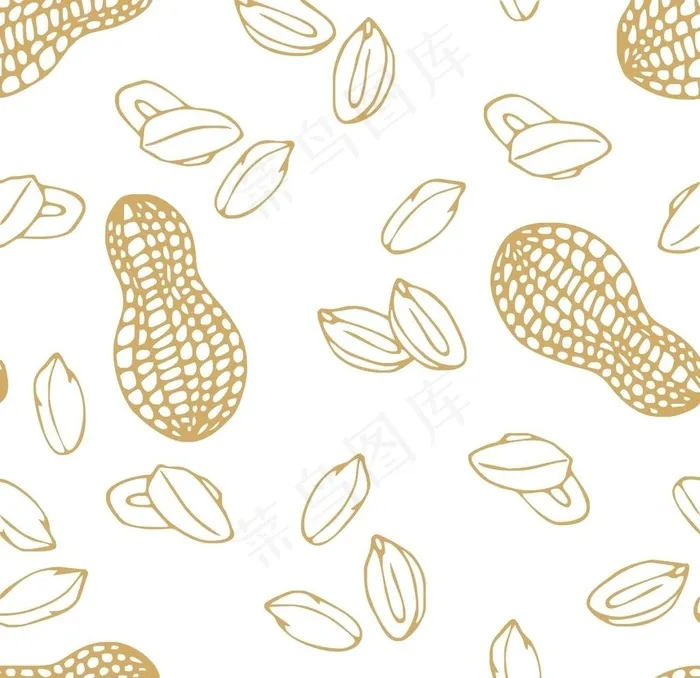 花生背景图片cdr矢量模版下载
