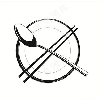 矢量餐具图片