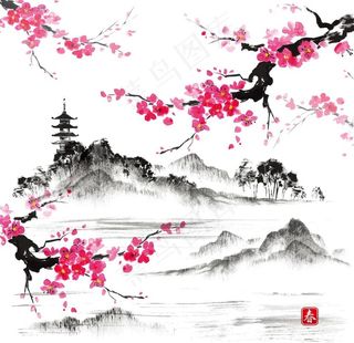 水墨画图片