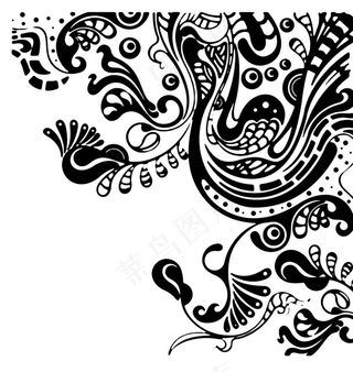 中国风花纹透明PNG图片