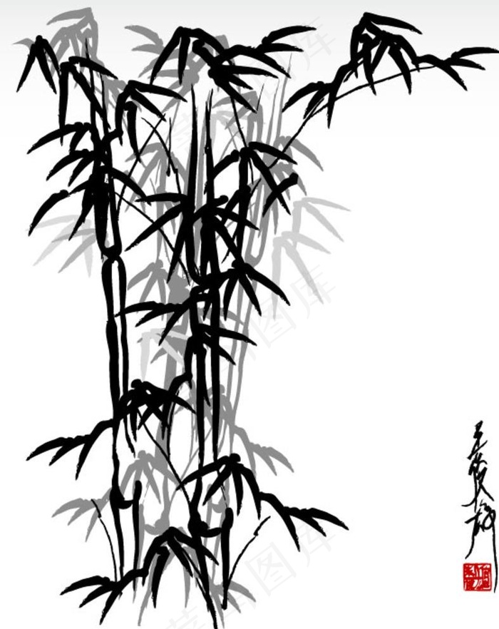 竹子图片eps,ai矢量模版下载
