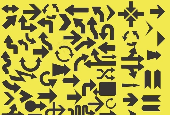 矢量箭头图片cdr矢量模版下载