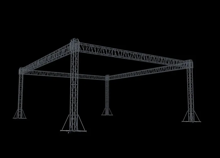 C4D 桁架 工程架 会展架图片