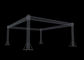 C4D 桁架 工程架 会展架图片