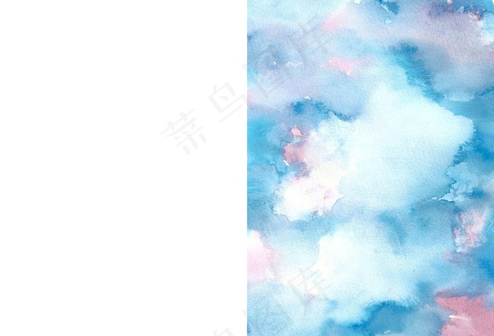 手绘彩墨图片