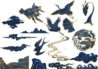 中式素材  元素图片