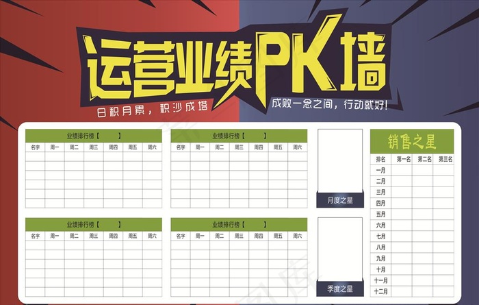业绩PK榜图片