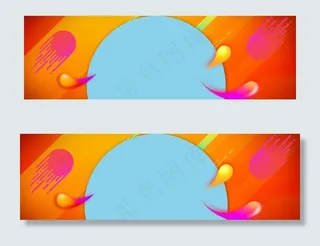 电商卡通元素背景图片