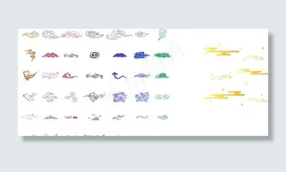 矢量个性化祥云图片