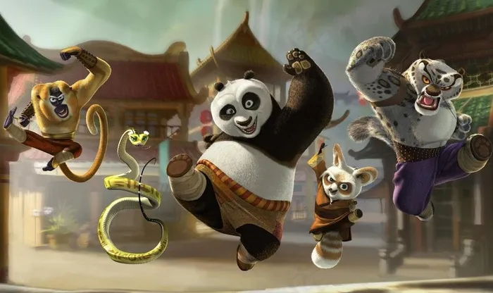 功夫熊猫分层图图片
