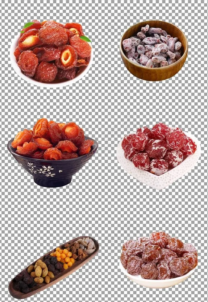 干果脯蜜饯话梅图片