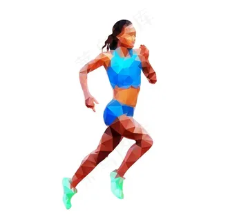 跑步人物图片