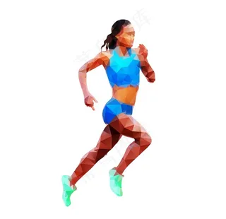 跑步人物图片