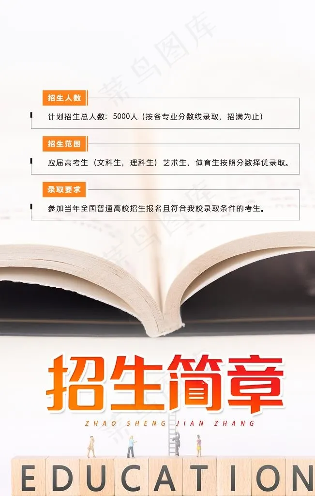 招生图片(3543X5315(DPI:300))psd模版下载