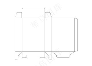 纸盒刀模图图片