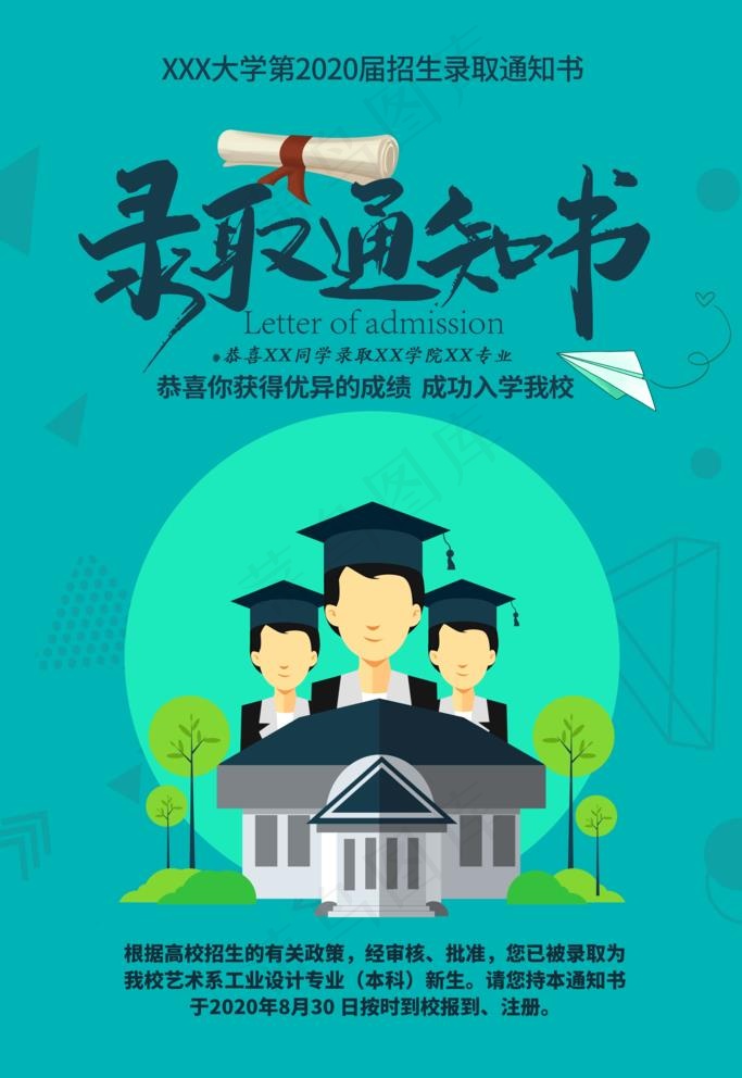 高考录取通知书图片