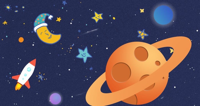 卡通宇宙火箭环游图片(4724X2657(DPI:150))psd模版下载