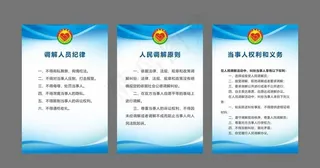 调解室制度图片