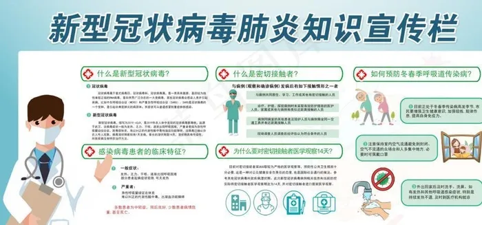 新型冠状肺炎图片psd模版下载