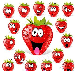 可爱水果表情图片