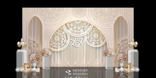 欧式婚礼合影图片