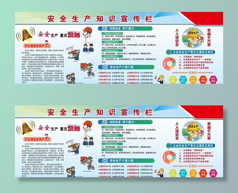 安全生产宣传栏图片