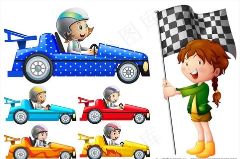 卡通儿童插画图片