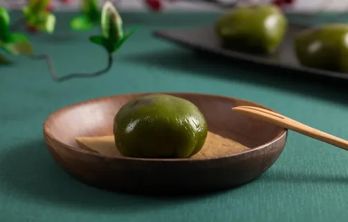 青团美食食材餐饮背景素材图片