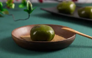 青团美食食材餐饮背景素材图片