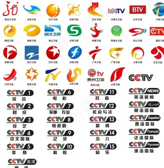 电视台标志LOGO图片