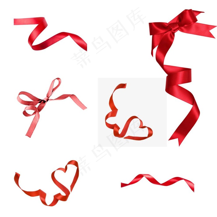 红色丝带图片