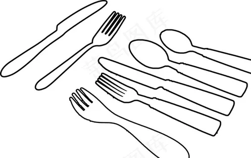 餐具矢量图图片 餐具矢量图图片