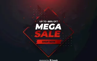 黑色科技感海报图片