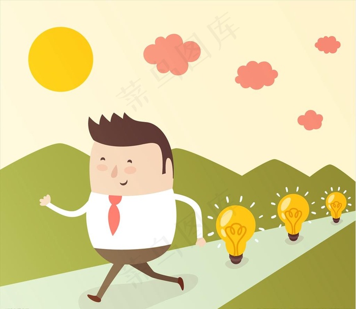 生意上好思想图片ai矢量模版下载