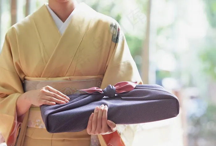 手持布菜鸟图库片