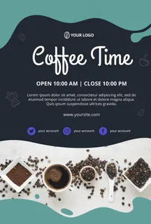 咖啡时光海报图片