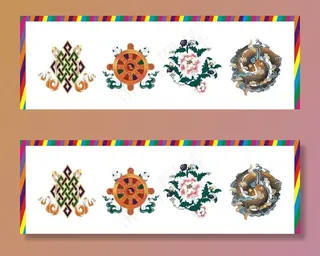 吉祥八宝图图片