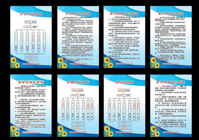 工地制度岗位牌图片psd模版下载