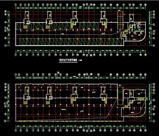 地下车库 商场平面图图片