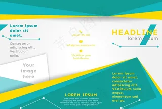 三折页模板图片