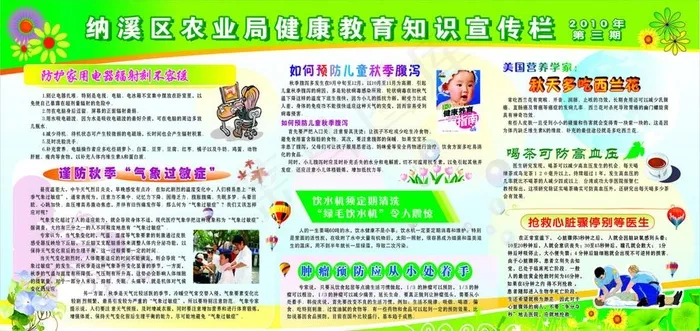 健康教育专栏图片cdr矢量模版下载